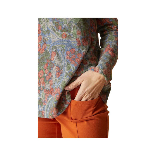 Habitat Women's Super Soft Paisley Cowl Long Sleeve Top