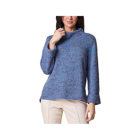 Habitat Women's Confetti Funnel Neck Long Sleeve Pullover