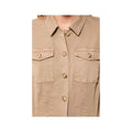 Tribal Women's Comfort Stretch Long Sleeve Button Front Jacket, Fossil, alternate view 3