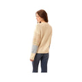 Tribal Women's Novelty Slub Knit Embroidered Long Sleeve Sweater, Azure, alternate view 1