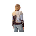 Tribal Women's Novelty Jacquard V-Neck Sweater Cardigan, Satinsky, alternate view 1
