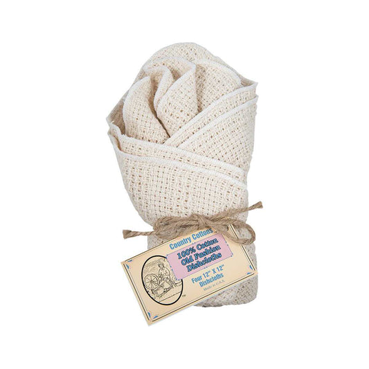 Country Cottons Old-Fashioned Dishcloth - 4 Pack