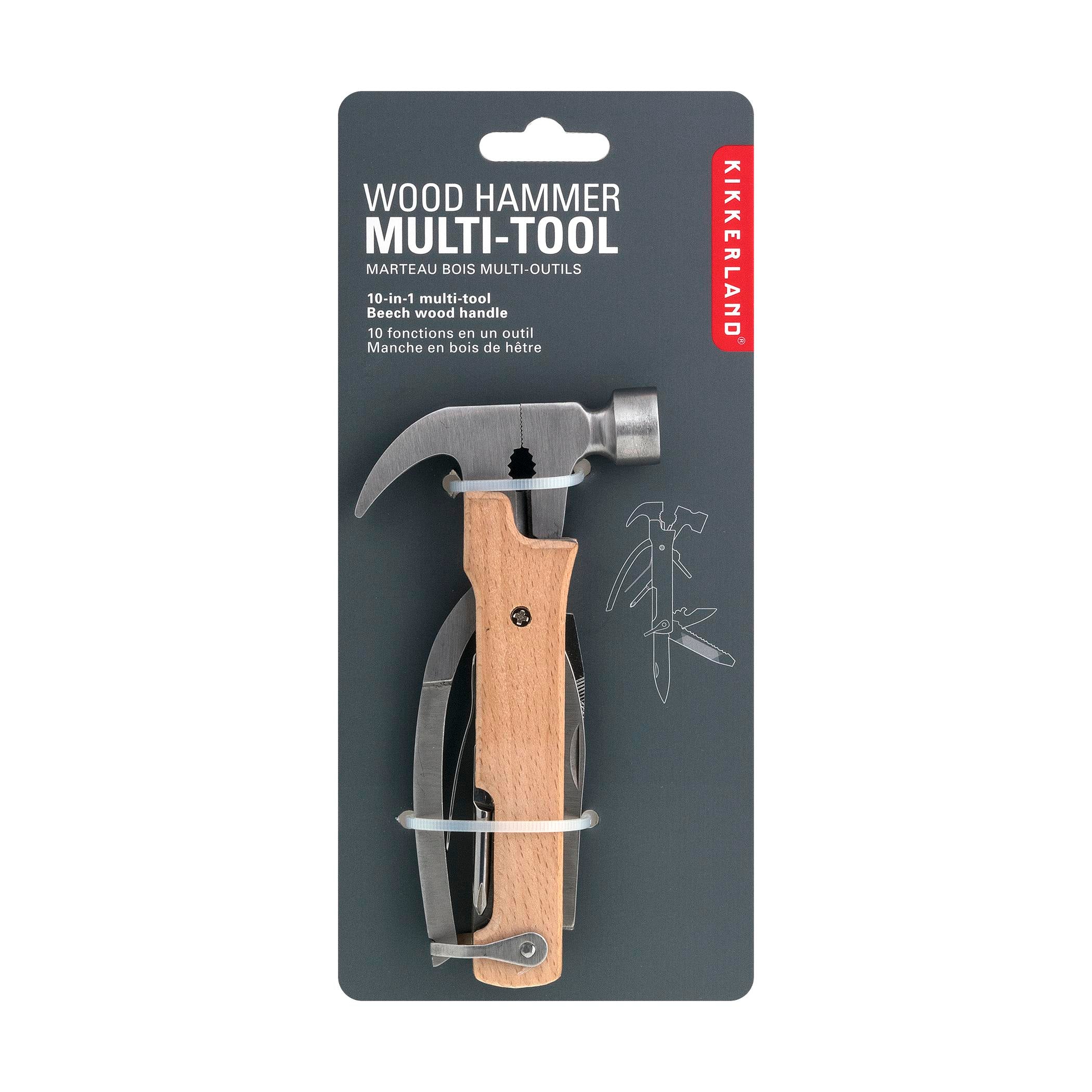 Kikkerland Wood Hammer Multi-Tool – Mast General Store