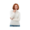 Old Ranch Women's Mariela Organic Turtleneck Sweater, Snowwhite