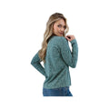 Old Ranch Women's Tatum Organic Cotton Floral Long Sleeve Top, Green, alternate view 1