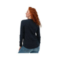 Old Ranch Women's Tia Waffle Knit Floral Long Sleeve Top, Navy, alternate view 1
