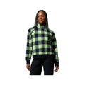 Columbia Women's Bugaboo 1986 Fleece Jacket, Lime Buffalo Check