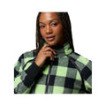 Columbia Women's Bugaboo 1986 Fleece Jacket, Lime Buffalo Check, alternate view 3