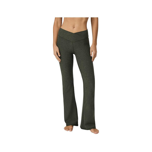 Vuori Women's Elevation Rhythm Flare Pants, Army Heather