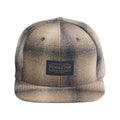 Pendleton Men's Plaid Flat Brim Hat, Tan Taupe Ombre, alternate view 2