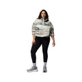 Columbia Women's Helvetia II Printed Cropped Half Snap Fleece Pullover - Curvy, Sedona Sage Summit, alternate view 2