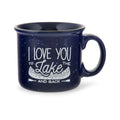 Mast General Store I Love You To The Lake And Back Campfire Mug Cobalt