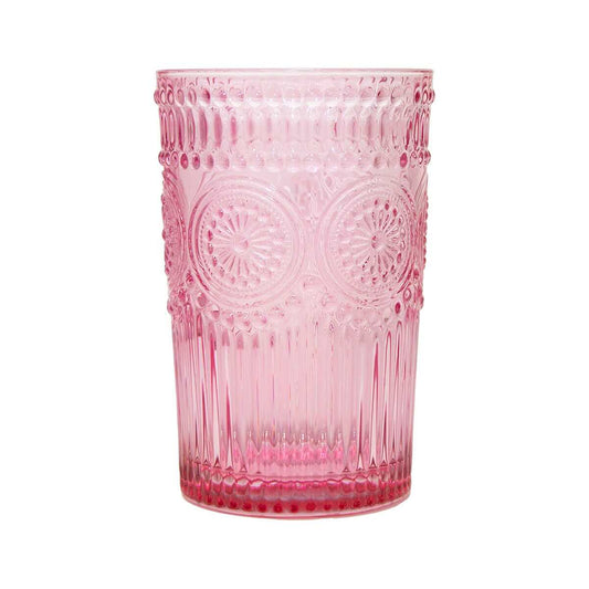 Boston International Pink Codi Drinking Glass
