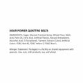 Sour Power Quattro Belts Candy - 1 lb.