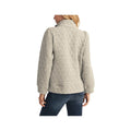 JODIFL Women's Quilted Half-Zip Pullover Sweatshirt, Hgrey, alternate view 1