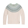 Royal Robbins Women's Westlands Fairisle Crew Sweater, Chalk, alternate view 5