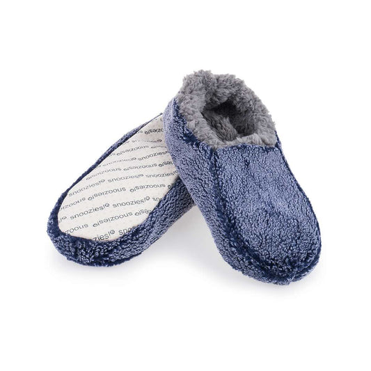 Men's Two Tone Snoozie Slippers Brown