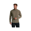 KÜHL Men's Reactiv Lite Grid Quarter Zip Long Sleeve Pullover