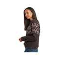 Sherpa Women's Dumji Crew Sweater, Ebony, alternate view 3