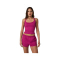 Vuori Women's Halo Cross Back Tank Top, Dragonfruit Heather