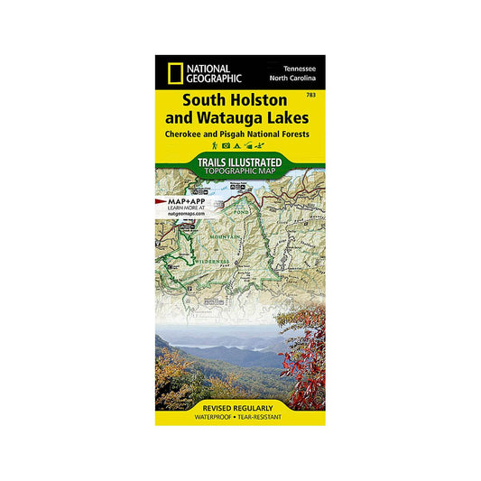 South Holston and Watauga Lakes Map