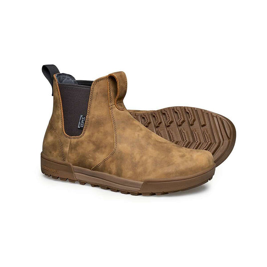 Lems Men's Water Resistant Chelsea Tuff Boots, Rustic