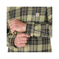 Carhartt Men's Rugged Flex Relaxed Fit Midweight Flannel Long Sleeve Plaid Shirt