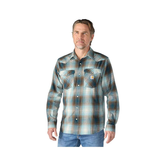 Carhartt Men's Montana Bozeman Relaxed Fit Long Sleeve Plaid Shirt