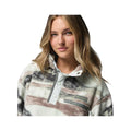 Columbia Women's Helvetia II Printed Cropped Half Snap Fleece Pullover