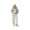 Columbia Women's Helvetia II Printed Cropped Half Snap Fleece Pullover