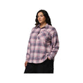 Columbia Women's Calico Basin Flannel Long Sleeve Shirt - Curvy
