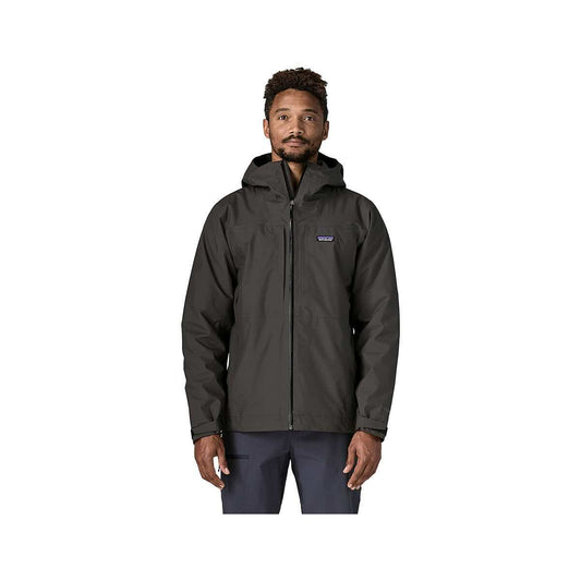 Patagonia Men's Insulated Boulder Fork Rain Jacket, Black