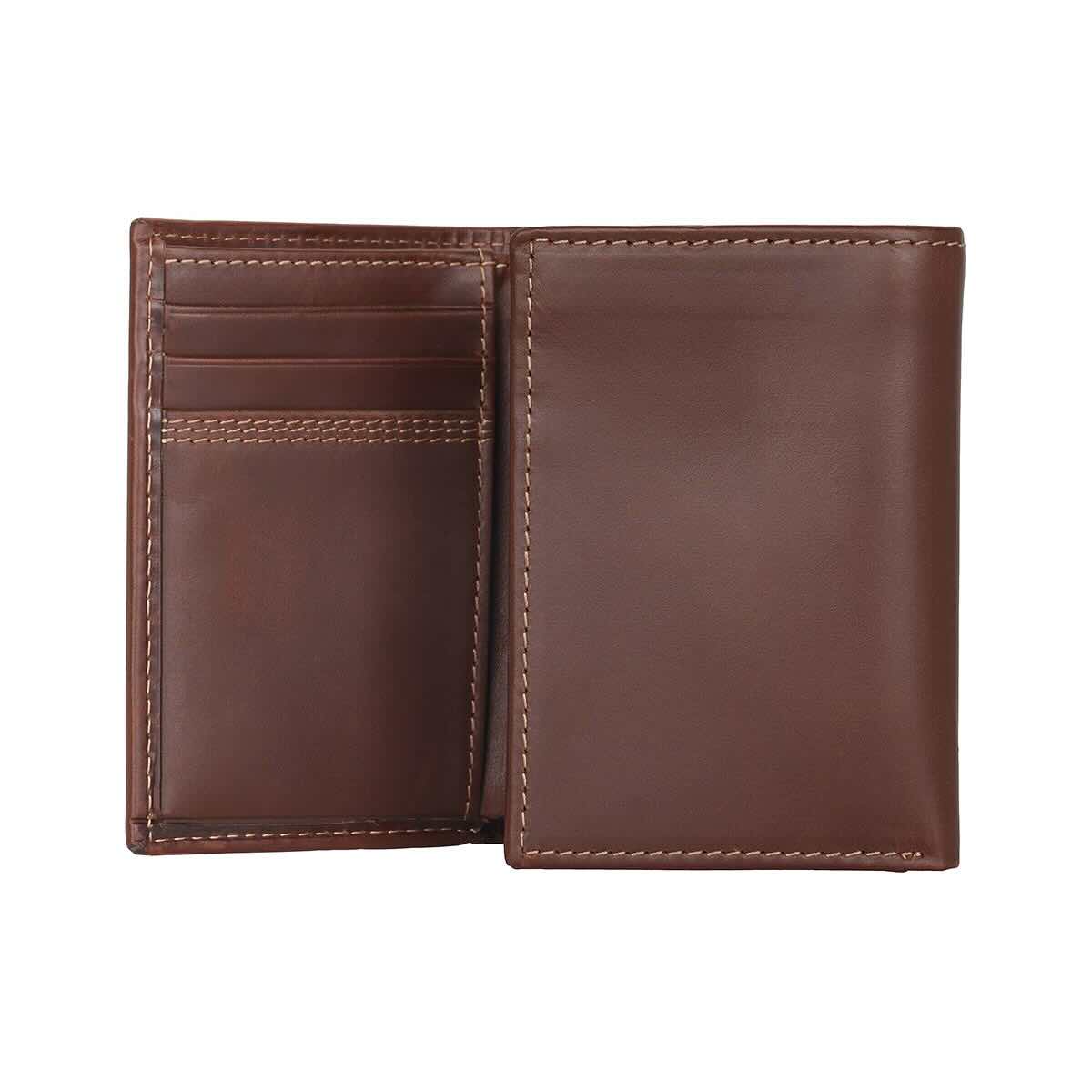 Carhartt Men's Leather Triple-Stitched Trifold Wallet – Mast