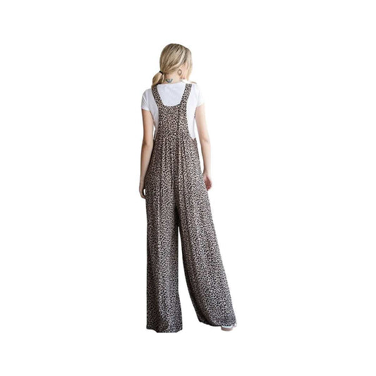 JODIFL Women's Leopard Print Overalls