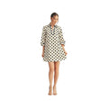 JODIFL Women's Polka Dot 3/4 Sleeve Woven Dress