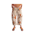 Easel Women's Signature Flower Print Twill Pants