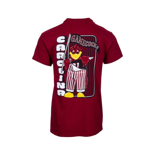 Eat More Tees University of South Carolina Cocky Overalls Short Sleeve T-Shirt