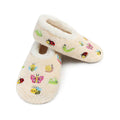 Snoozies Women's Mini Embroidered Slipper Socks