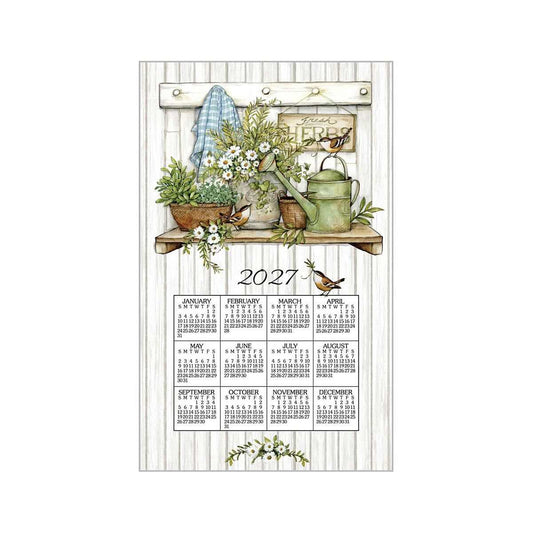 Kay Dee Fresh Herbs 2027 Calendar Kitchen Towel