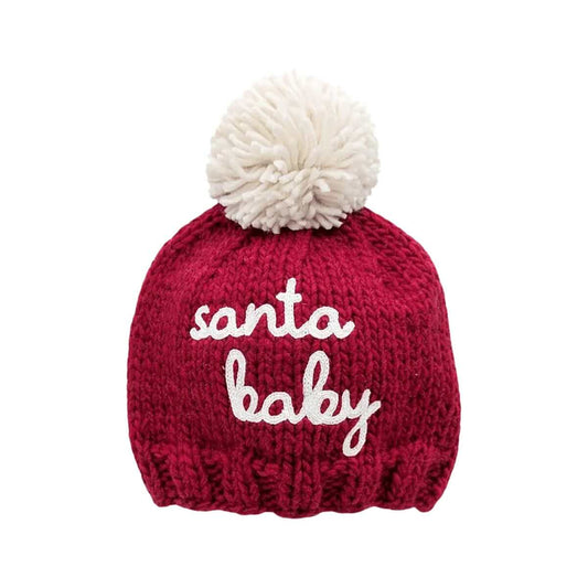 Huggalugs Baby Santa Baby Crimson Beanie