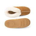 Acorn Women's Greta Embroidered Bootie Slippers, Buckskin, alternate view 3