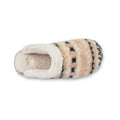 Acorn Women's Faux Fur Fairisle Moccasin Slippers, Ivory, alternate view 2