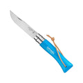 No.07 Stainless Steel Pocket with Lanyard Knife Sky Blue