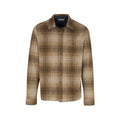 North River Men's Jacquard Knit Button Front Long Sleeve Shirt, Trail