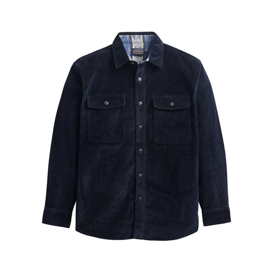 Pendleton Men's Belmont Long Sleeve Corduroy Shirt, Navy Painted Hills
