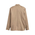 Pendleton Men's Fremont Cotton Long Sleeve Flannel Shirt, Tan Donegal, alternate view 1
