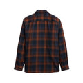 Pendleton Men's Plaid Burnside Cotton Long Sleeve Flannel Shirt, Navy Brown, alternate view 1