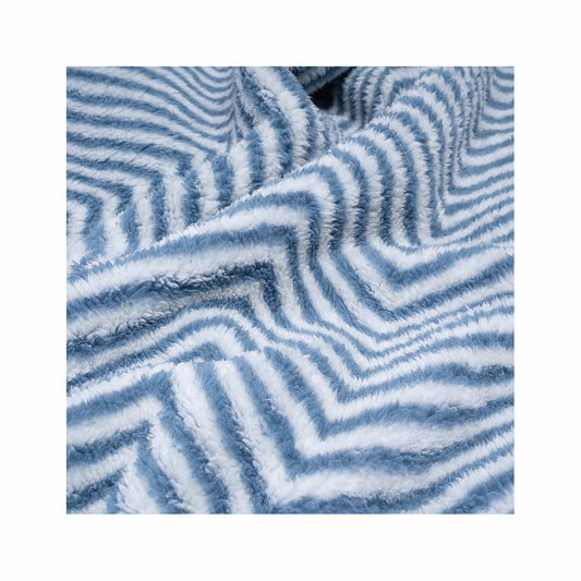 Sherpa Fleece Blanket Herringbone