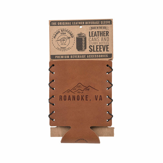 Color swatch for Roanoke Leather Can Sleeve in Roa City