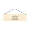 Sawyer's Mill Lick The Bowl Wooden Hanging Sign